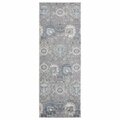 United Weavers Of America Cascades Olallie Blue Runner Rug, 2 ft. 7 in. x 7 ft. 2 in. 2601 10460 28E